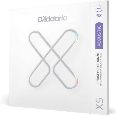 D'ADDARIO XSAPB1152 XS PHOSPHOR BRONZE CUSTOM LIGHT (11-52) струни для акустичної гітари